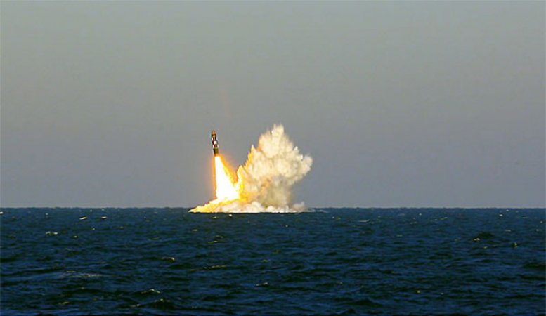 ICBM Bulava launch
