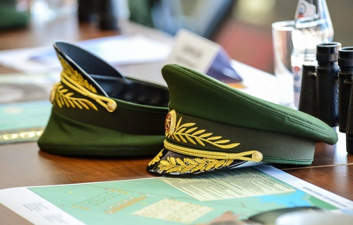 Russian military caps