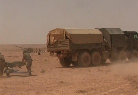 Artillery tractor KAMAZ, North Syria