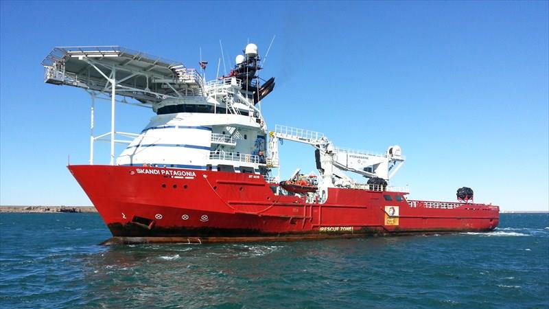 Norwegian offshore supply ship Skandi Patagonia