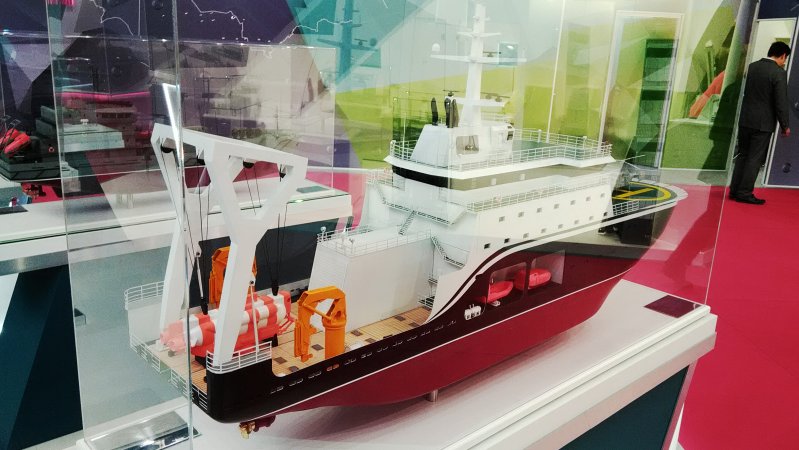 Project 02981E rescue ship designed by Pella shipyard
