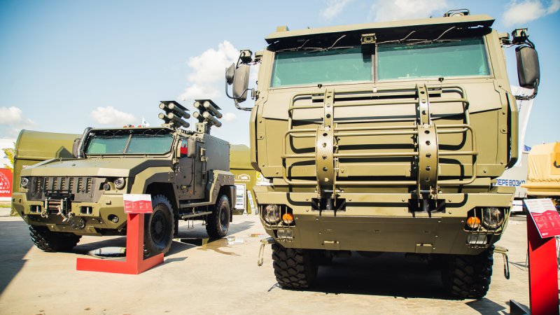 Armored vehicles designed by JSC Remdiesel at Army-2018 forum