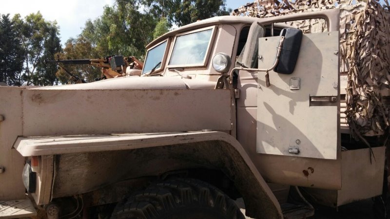 Khaki-colored Ural truck at Khmeimim Air Base Khaki-colored Ural truck at Khmeimim Air Base