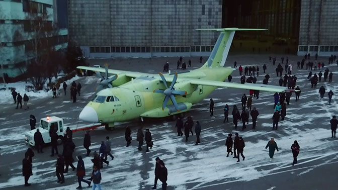 Il-112V light military transport aircraft