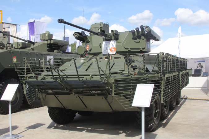 BTR-82AT with unmanned combat module BTR-82AT with unmanned combat module
