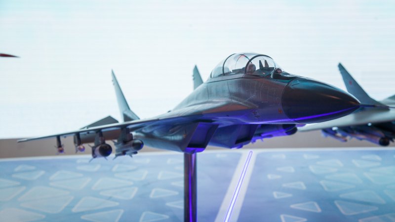 Model of MiG-35 light multirole fighter