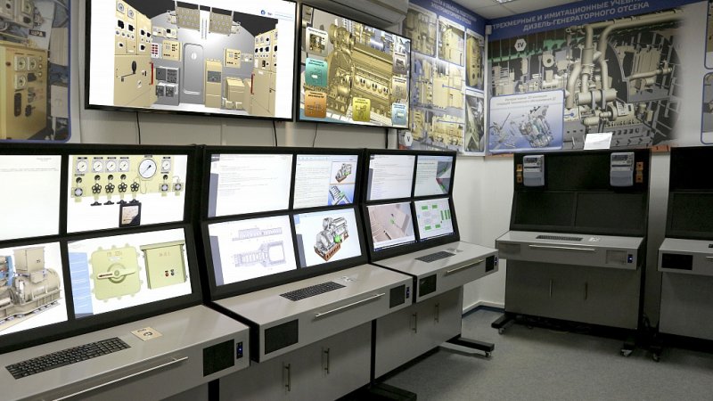 The common workstations system for training of Project 636.3 diesel subs crew