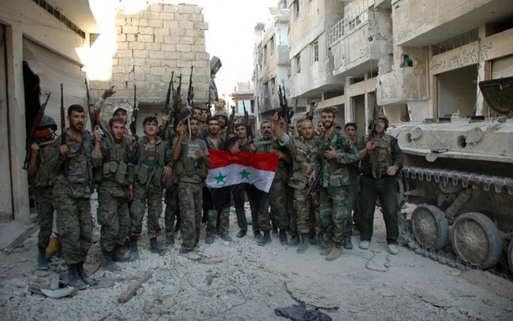 Regular troops of Syria
